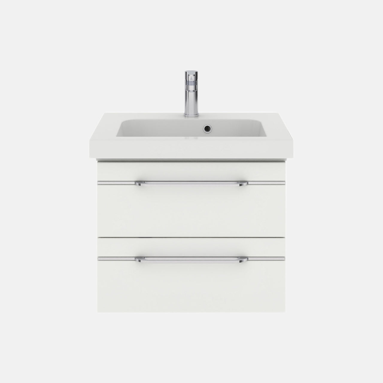 Pelipal Balto Sprint 65 cm Waschtisch mit Unterschrank - Weiß Hochglanz