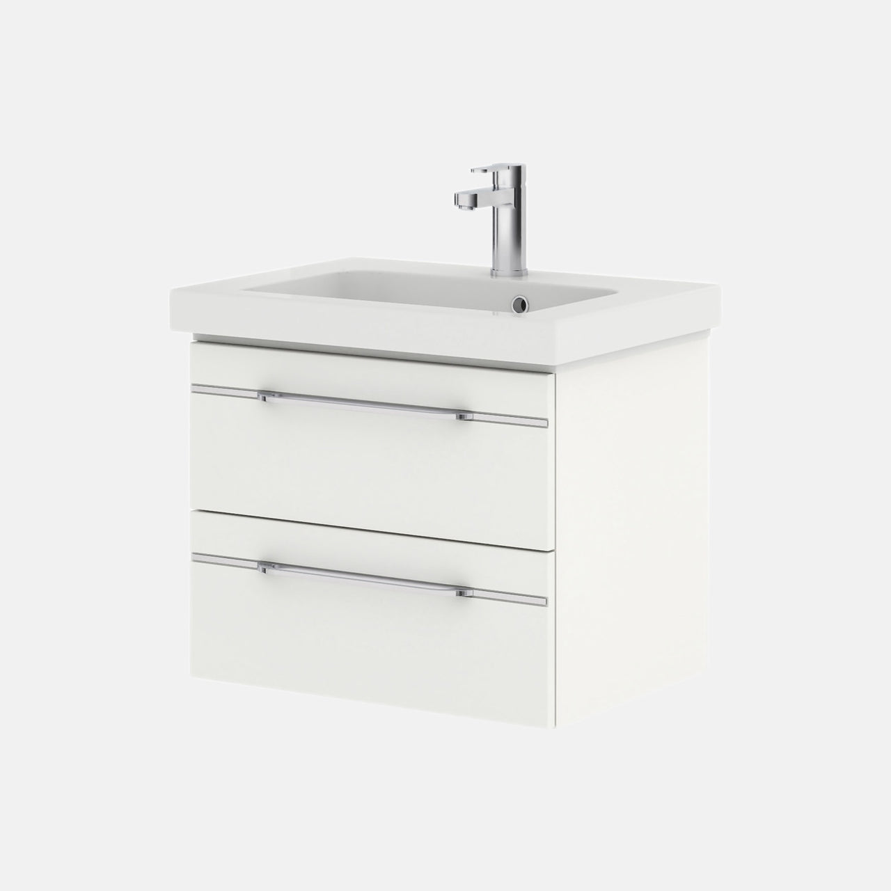 Pelipal Balto Sprint 65 cm Waschtisch mit Unterschrank - Weiß Hochglanz