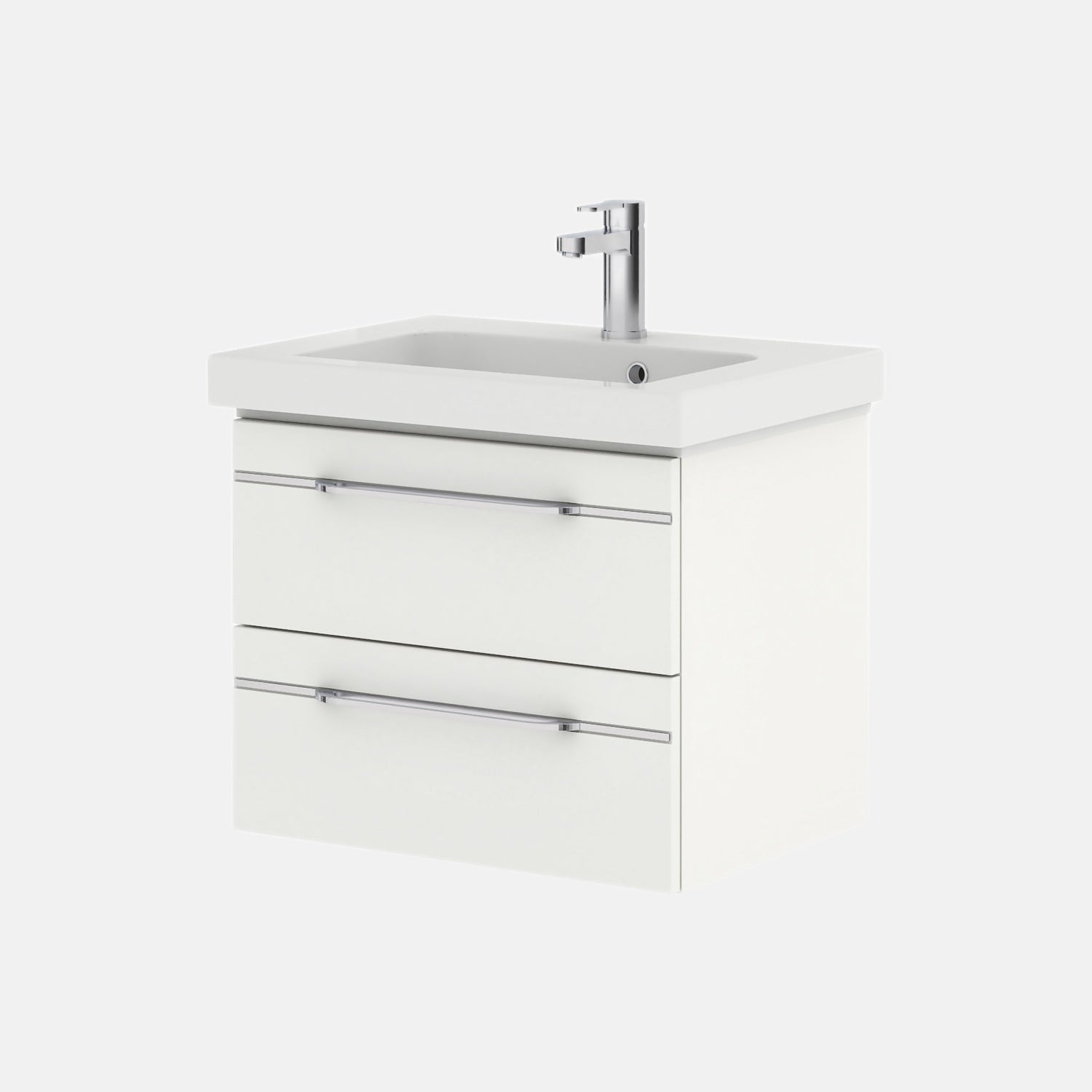 Balto Sprint Waschtisch mit Unterschrank / 65cm, weiß hochglanz