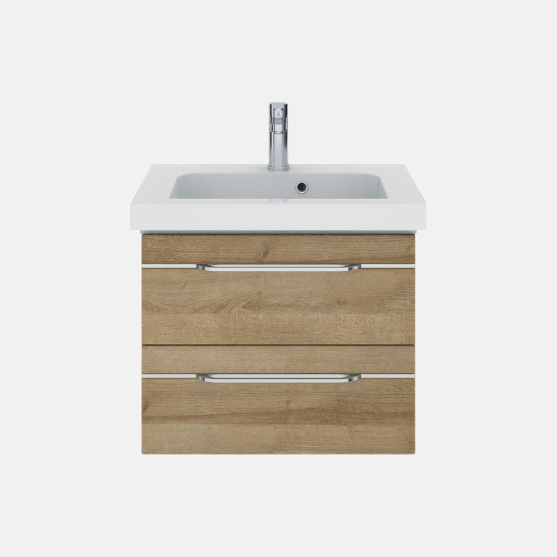 Balto Sprint Waschtisch mit Unterschrank / 65cm, Riviera Eiche