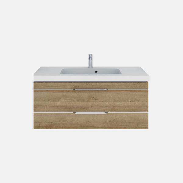 Pelipal Balto Sprint 123 cm Waschtisch mit Unterschrank - Riviera Eiche
