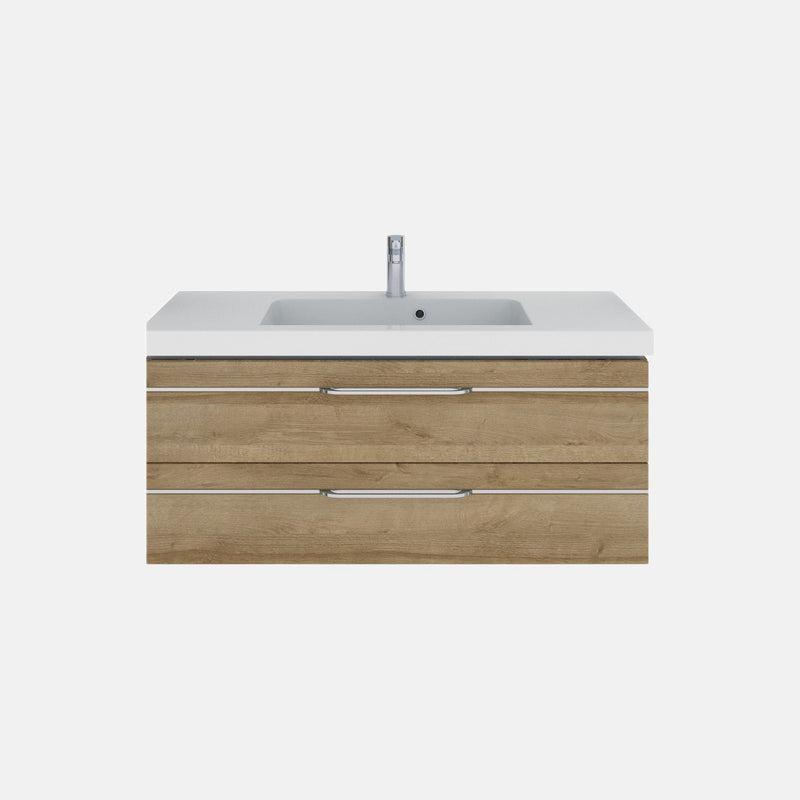 Balto Sprint Waschtisch mit Unterschrank / 123cm Riviera Eiche