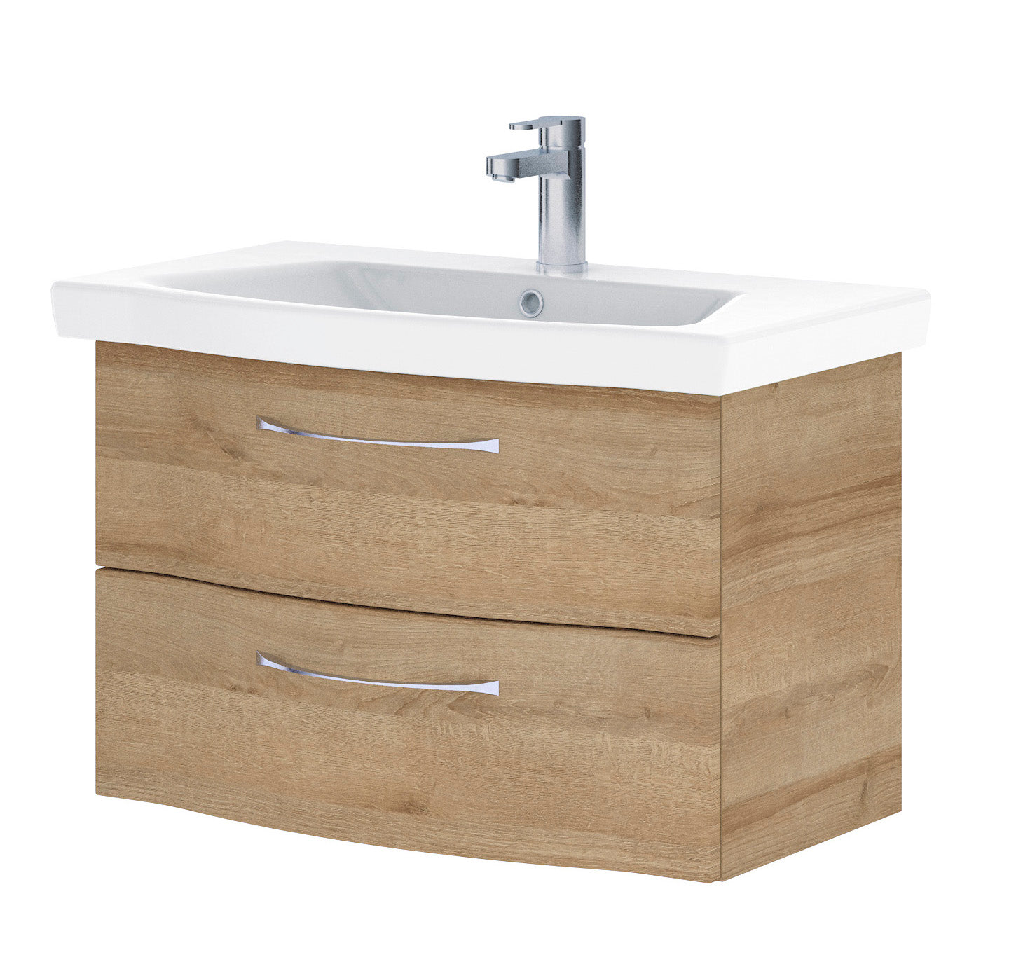 Pelipal 6005 Sprint 85 cm Waschtisch inkl. Unterschrank - Riviera Eiche