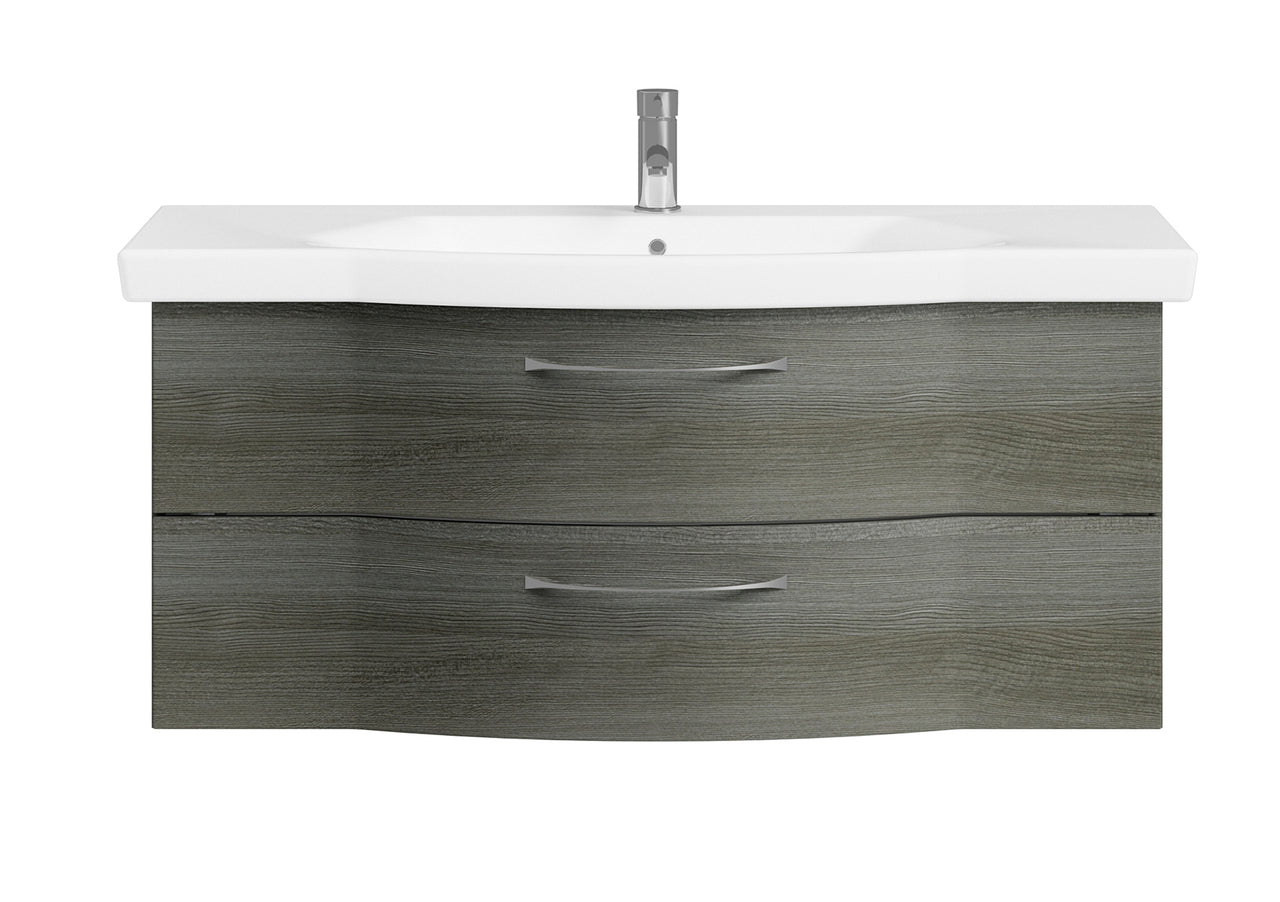 Pelipal 6005 Sprint 122 cm Waschtisch inkl. Unterschrank - Graphit