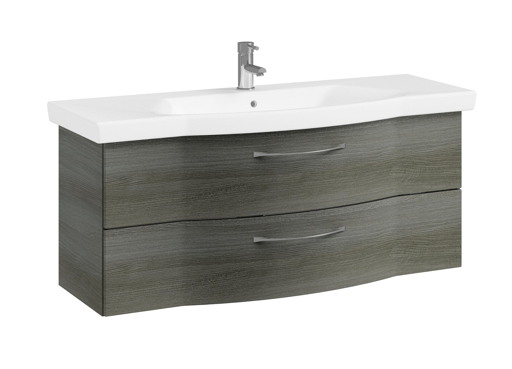 Pelipal 6005 Sprint 122 cm Waschtisch inkl. Unterschrank - Graphit