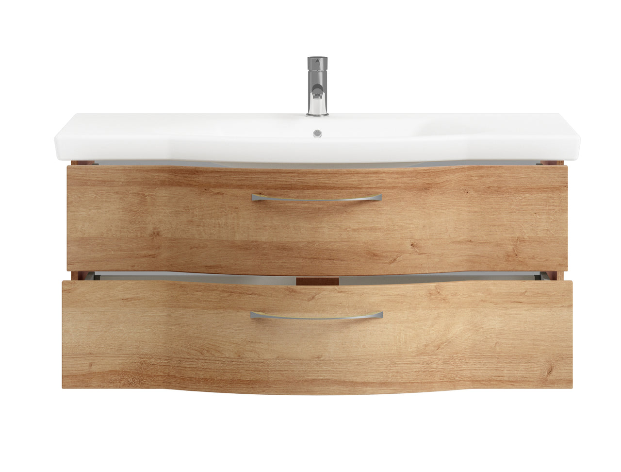 Pelipal 6005 Sprint 122 cm Waschtisch inkl. Unterschrank - Riviera Eiche