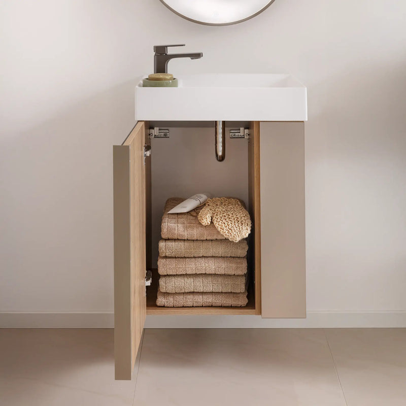 Vidro Gäste WC Waschtisch inkl. Unterschrank | 50 cm