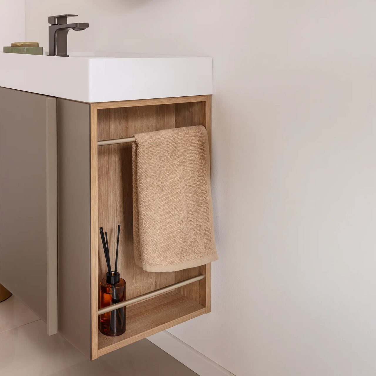 Vidro Gästebad Waschtischunterschrank | 49 cm