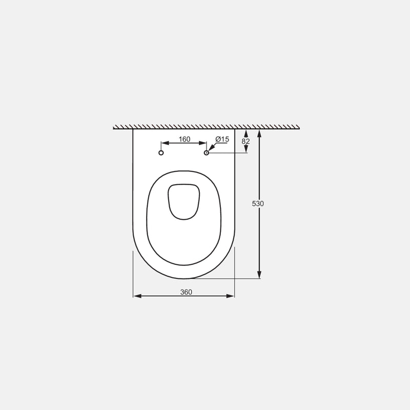 Premium WC-Set I Maresol Zyklon Spülrandlos inkl. kompakt Sitz | weiss
