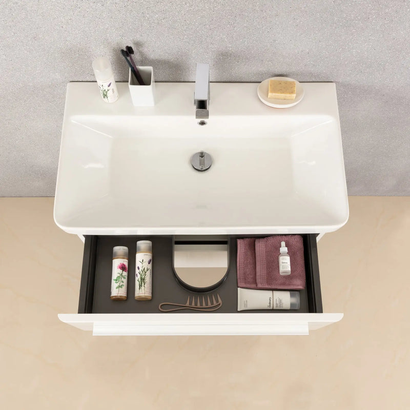 K8 Waschtisch inkl. Unterschrank | 60 cm, Dark Oak