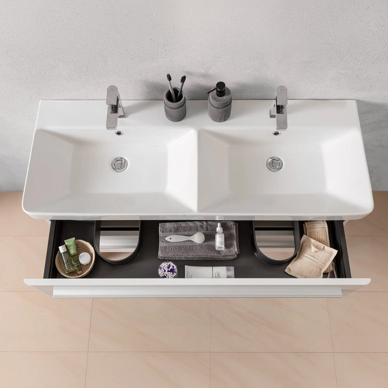 K8 Unterschrank | 116cm, Eiche-Maron