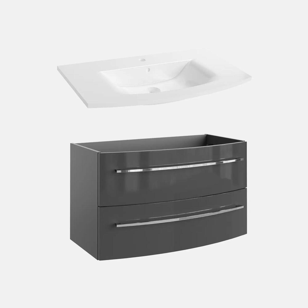 Impulso Unterschrank inkl. Waschtisch | 90 cm