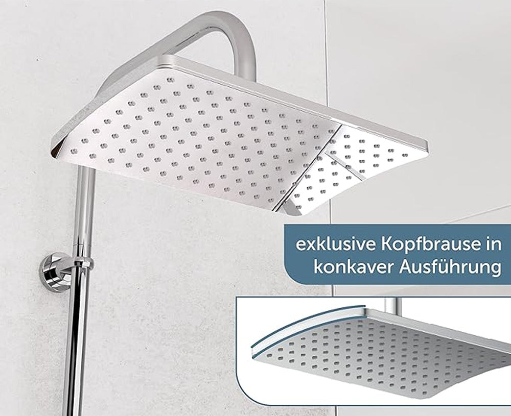 Kopfbrause-Set Mallorca, Chrom – Bild 3