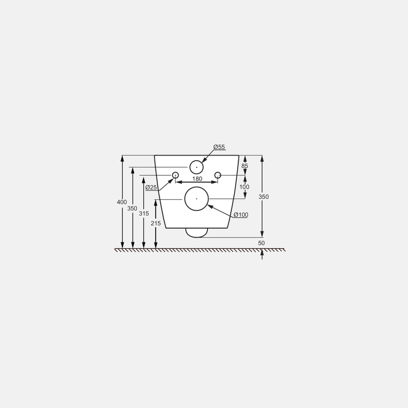 Premium WC-Set I Maresol Zyklon Spülrandlos inkl. kompakt Sitz | weiss